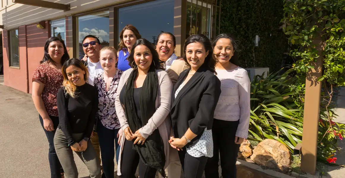 STESA Staff Standing in front of office